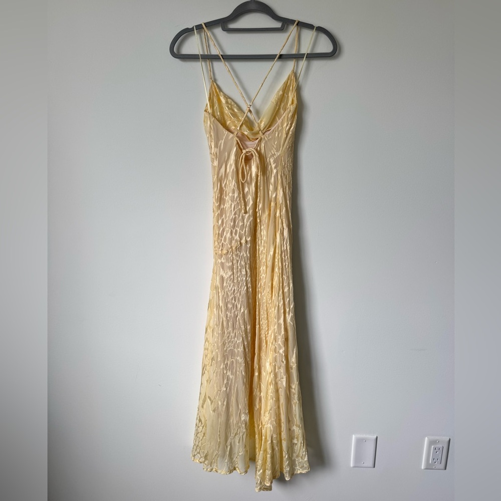 ASTR the Label Gaia Dress in Cream Burnout Floral - Size XS - Picture 8 of 15